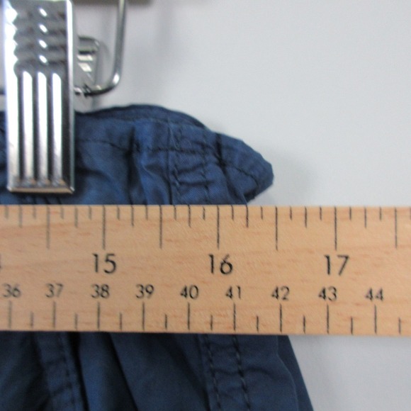 Garage Paxton Parachute Pants Women XS Blue Baggy Cotton Cargo Utility 318 - Picture 8 of 11